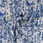 Preview: Viskose Crepe - blau-weiß